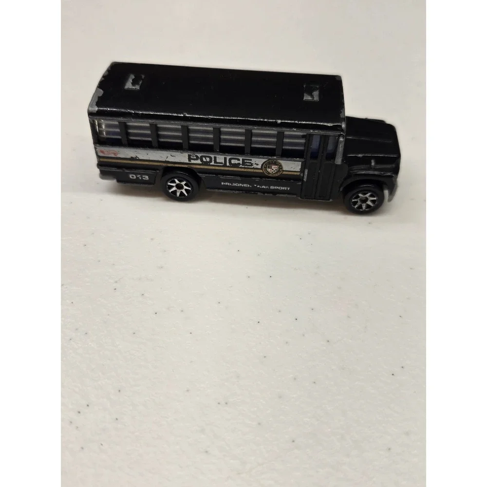 Hot Wheels 1988 Prisoner Transport Police Bus‎ Black Diecast Toy Car Malaysia
